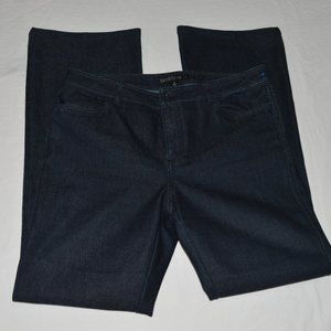 Lafayette 148 New York Womens Size 8 Dark Wash High Rise Cotton/Poly Blend Jeans